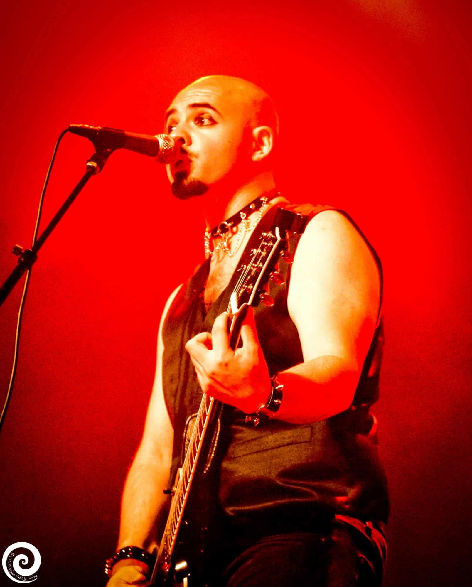 Jesse Reyes - Rhythm Guitarist and Vocalist performing live